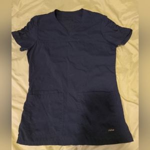 3 Navy Blue Scrub tops